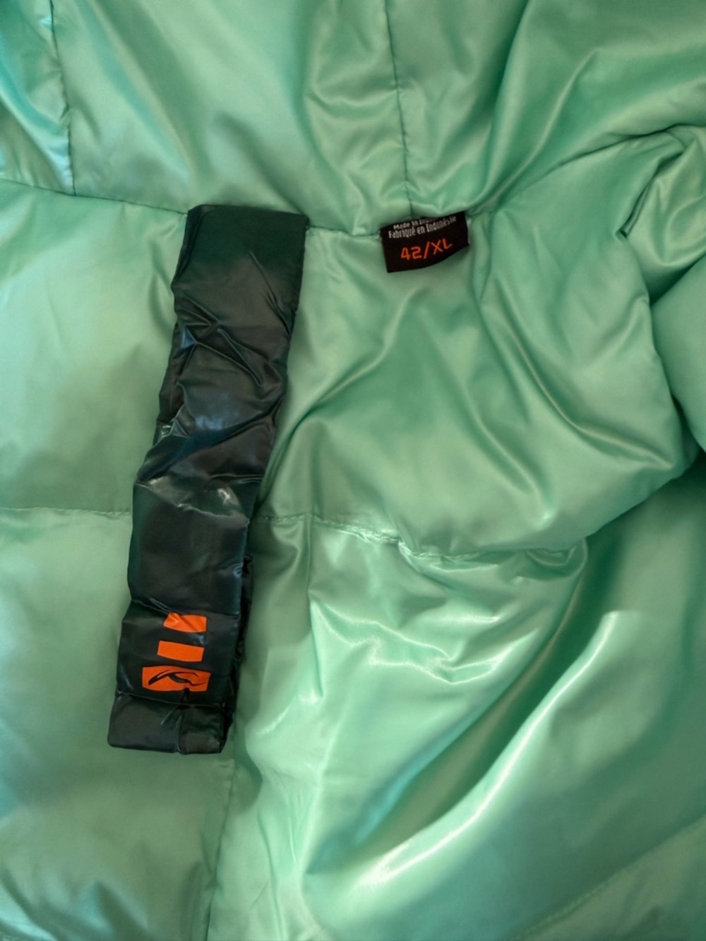 KJUS "Nahla" down filled shiny luxury goose down reversible puffer ski jacket XL - Picture 8 of 14